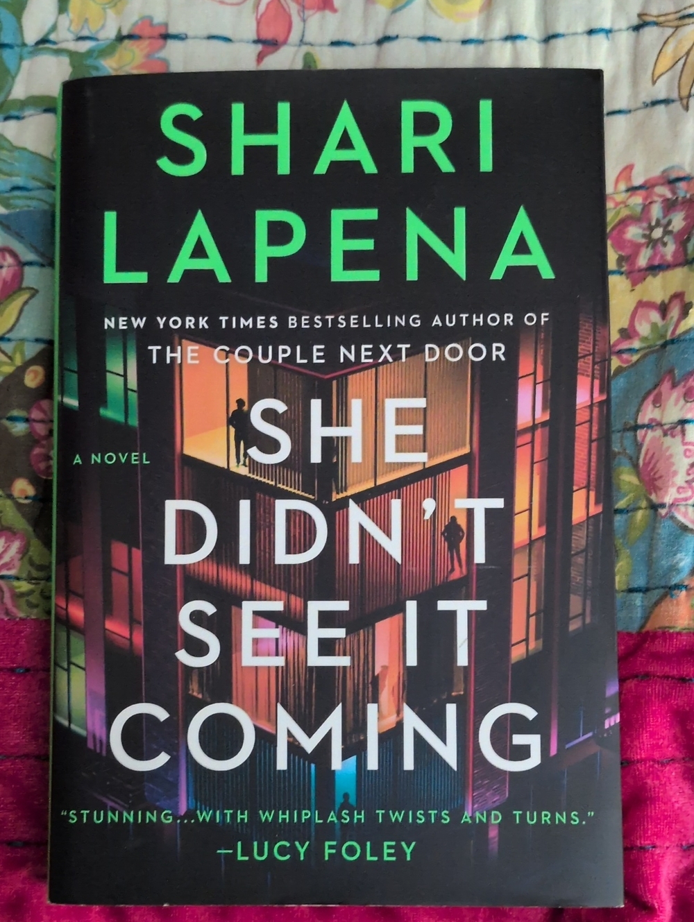 - She Didn't See It Coming (Black & Green Book Cover)